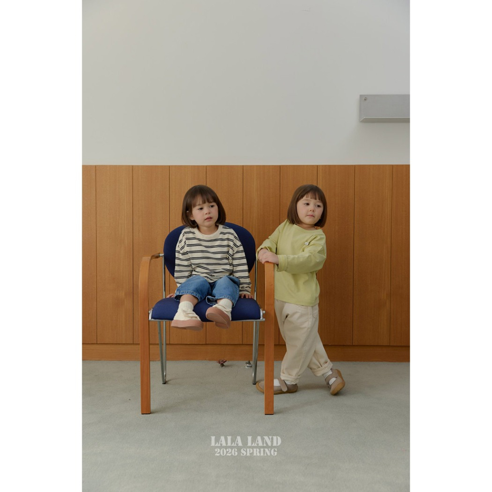 26春 正韓 Lalaland｜School Days 學院條紋Ｔ 復活款 （75-120cm)-細節圖4