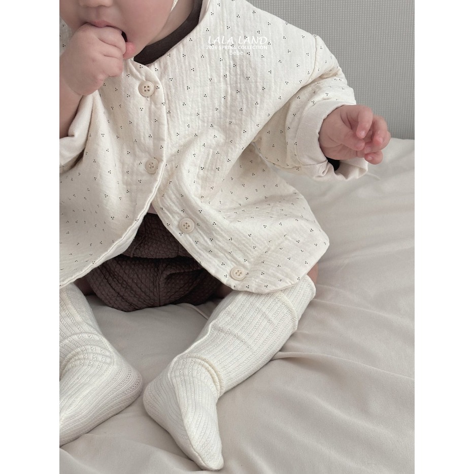 26春 正韓 Lalaland｜School Days 日常棉柔外套 （up~82cm)-細節圖5