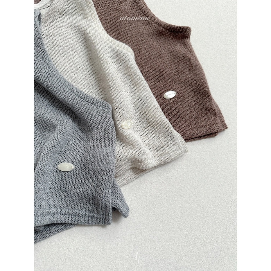26春 正韓 Atomeme｜Soft Memory｜細緻柔軟 外搭背心（70-110cm)-細節圖5