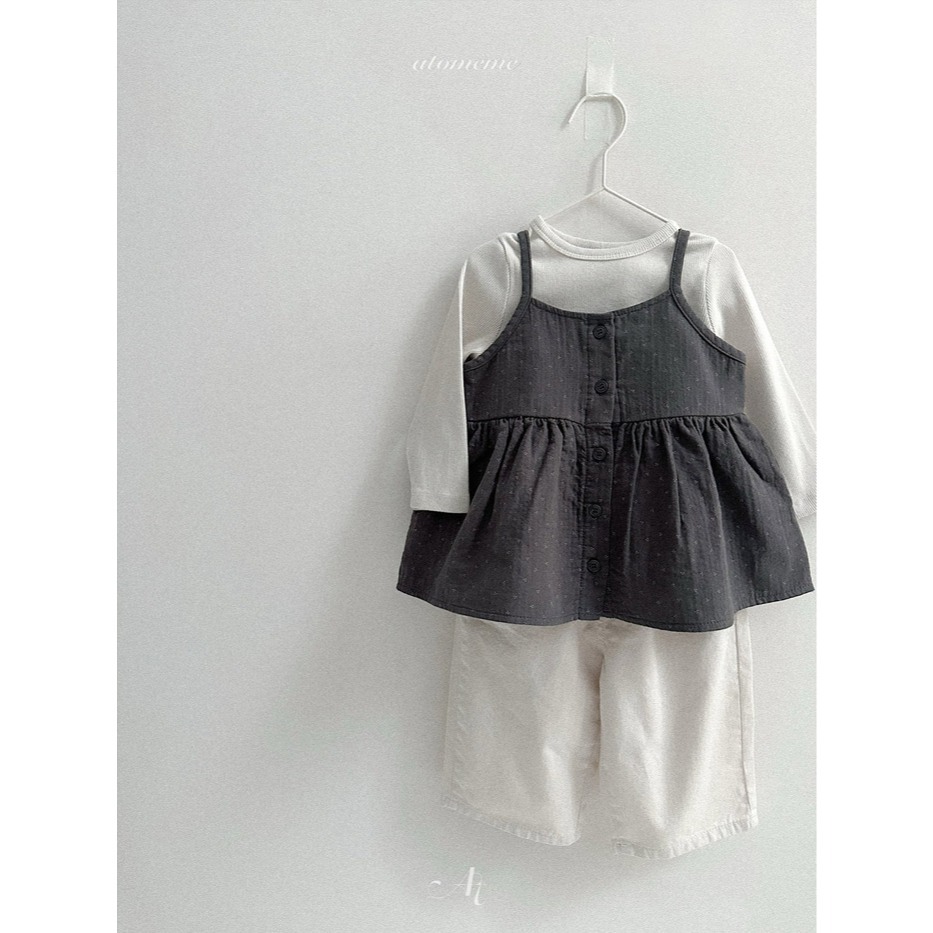 26春 正韓 Atomeme｜Soft Memory｜細點層次背心 （70-110cm) 大推款-細節圖3