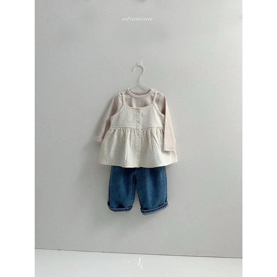 26春 正韓 Atomeme｜Soft Memory｜細點層次背心 （70-110cm) 大推款-細節圖5