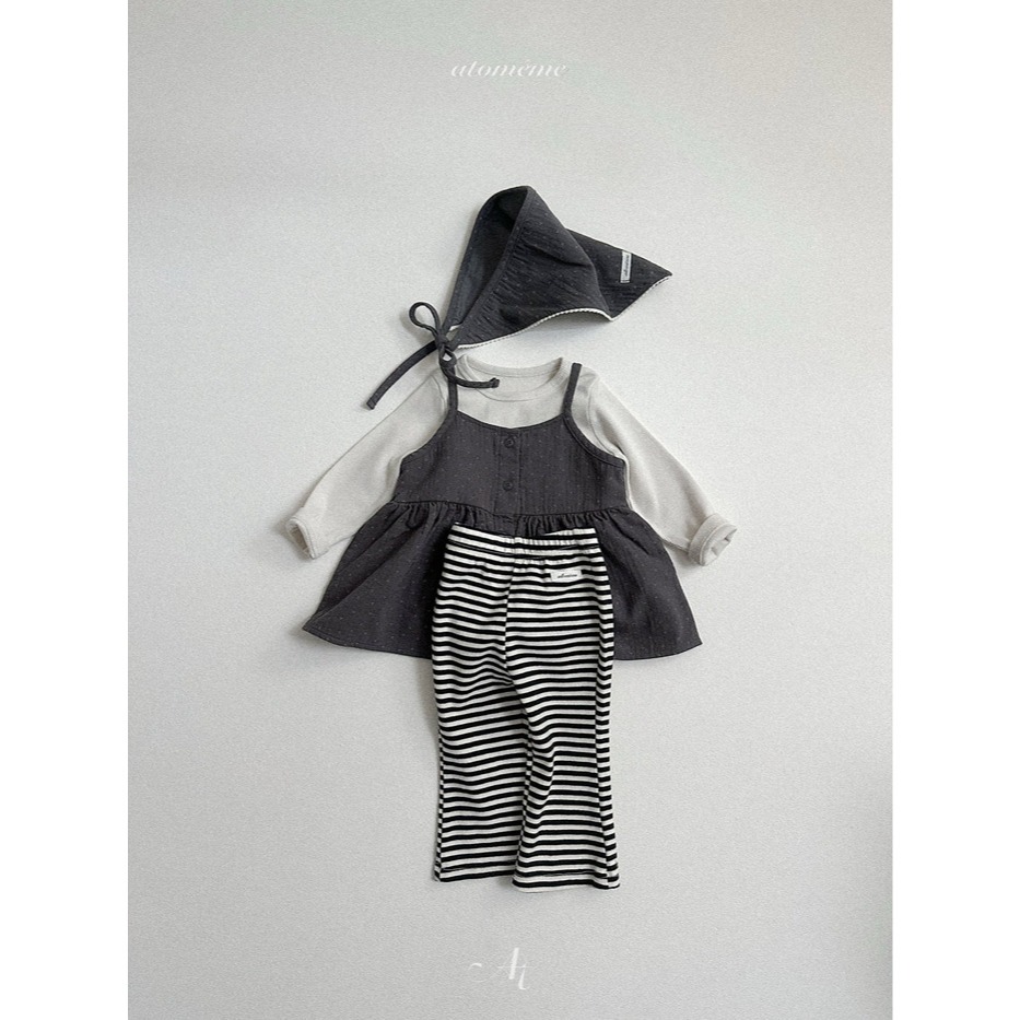 26春 正韓 Atomeme｜Soft Memory｜細緻柔軟 開衩長褲（70-110cm) 大推款-細節圖4