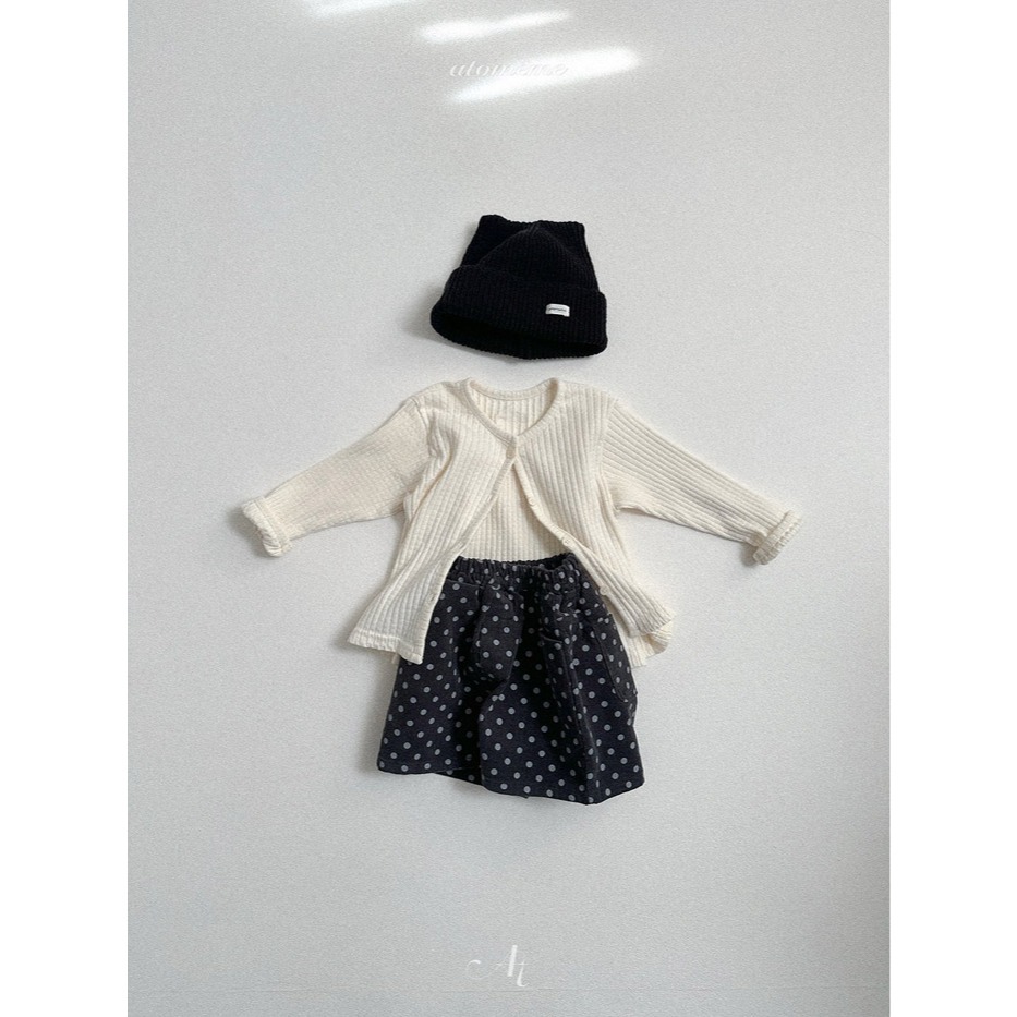 26春 正韓 Atomeme｜Soft Memory｜日常復古點點短褲（70-110cm)-細節圖4