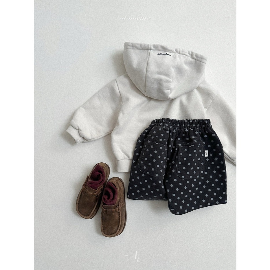 26春 正韓 Atomeme｜Soft Memory｜日常復古點點短褲（70-110cm)-細節圖5