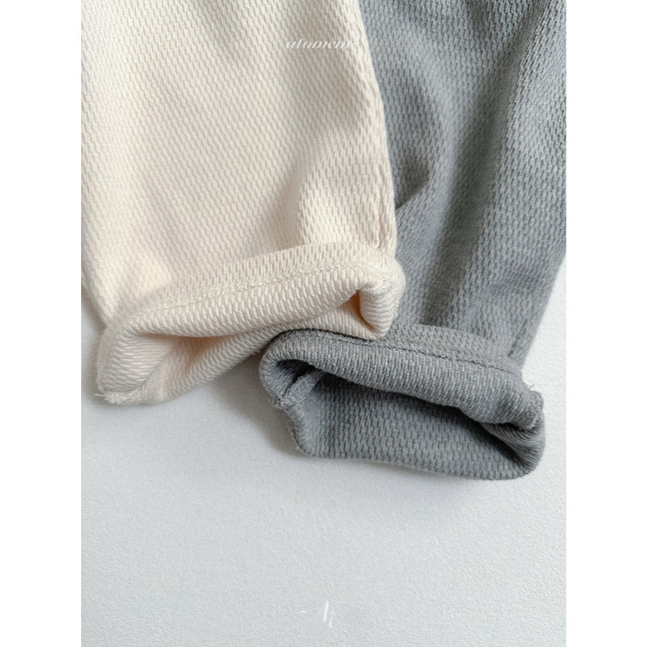 26春 正韓 Atomeme｜Soft Memory｜細緻柔軟 棉質直筒褲（70-110cm)-細節圖5
