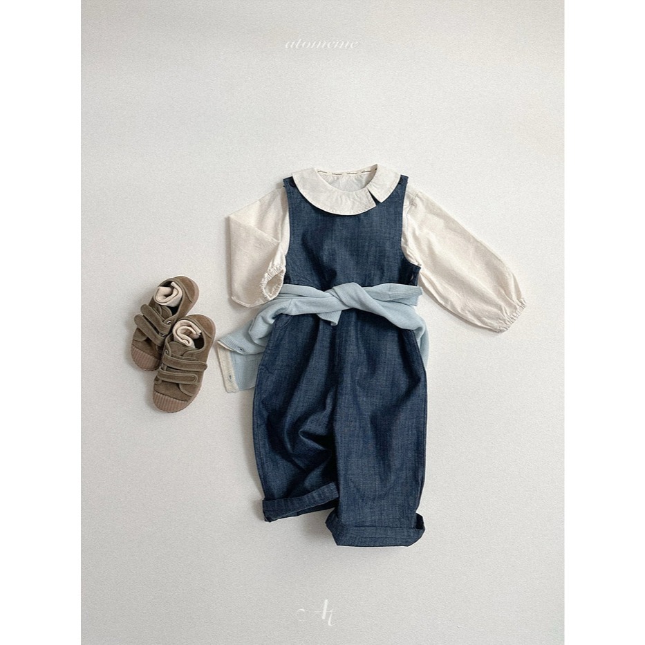 26春 正韓 Atomeme｜Soft Memory｜日常復古 側扣襯衫（70-110cm) 大推款-細節圖3