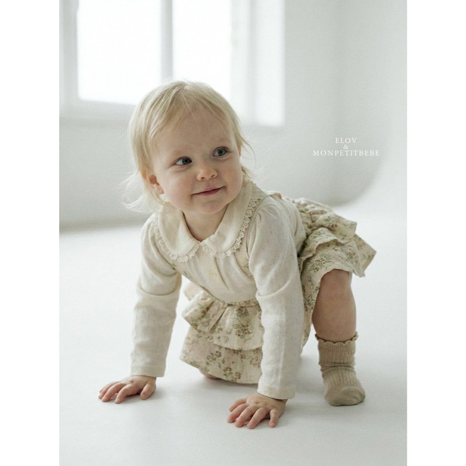 26春 正韓 Ｍon petit bébé｜Petite Maison 春日吊帶裙 baby款 （6m-18m)-細節圖3