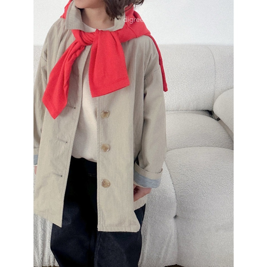 26春 正韓 DIGREEN｜Everyday Playground｜經典風衣外套-細節圖3