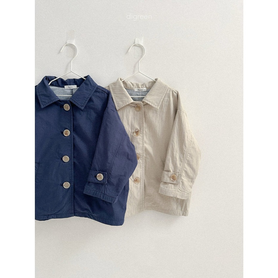 26春 正韓 DIGREEN｜Everyday Playground｜經典風衣外套-細節圖7