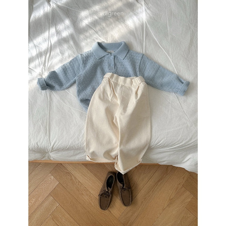 26春 正韓 DIGREEN｜Everyday Playground｜經典打褶卡其褲-細節圖7