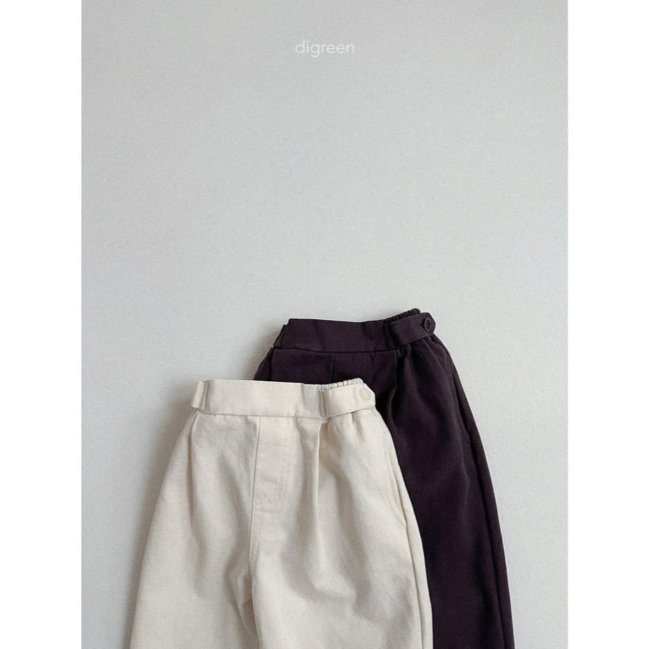 26春 正韓 DIGREEN｜Everyday Playground｜經典打褶卡其褲-細節圖9