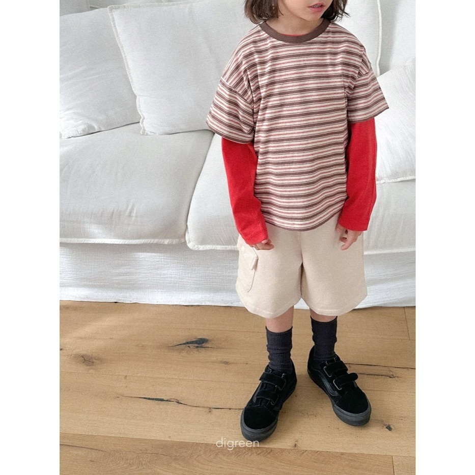 26春 正韓 DIGREEN｜Everyday Playground｜極美配色條紋上衣 大推包色款-細節圖3
