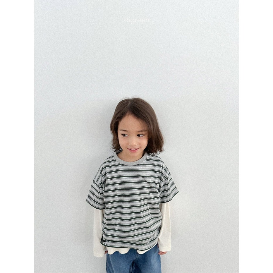 26春 正韓 DIGREEN｜Everyday Playground｜極美配色條紋上衣 大推包色款-細節圖6
