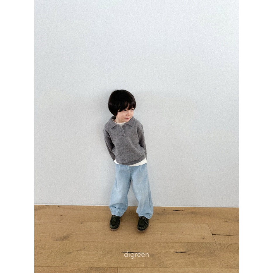 26春 正韓 DIGREEN｜Everyday Playground｜質感滿分 針織Polo衫 自留款-細節圖5