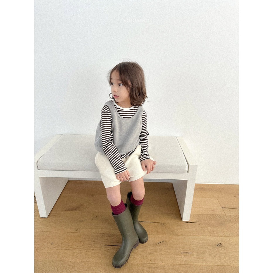 26春 正韓 DIGREEN｜Everyday Playground｜質感壓紋 條紋上衣 細節控最愛 自留款-細節圖2