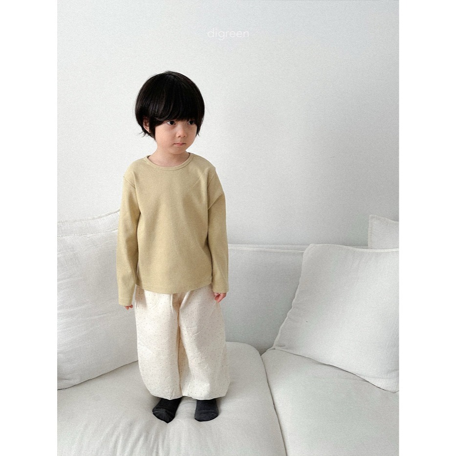 26春 正韓 DIGREEN｜Everyday Playground｜不敗款日常內搭 羅紋Ｔ 大推黃-細節圖2