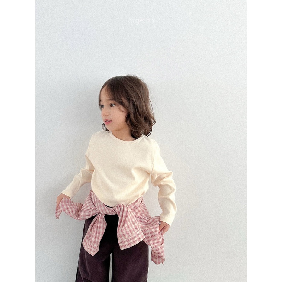 26春 正韓 DIGREEN｜Everyday Playground｜不敗款日常內搭 羅紋Ｔ 大推黃-細節圖6