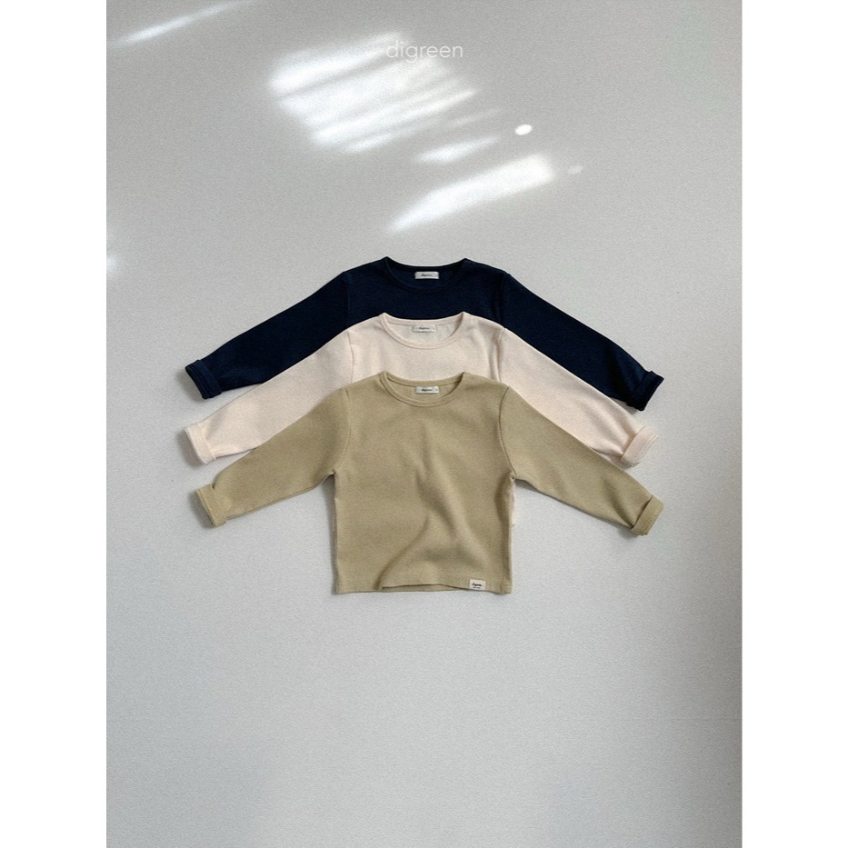 26春 正韓 DIGREEN｜Everyday Playground｜不敗款日常內搭 羅紋Ｔ 大推黃-細節圖9