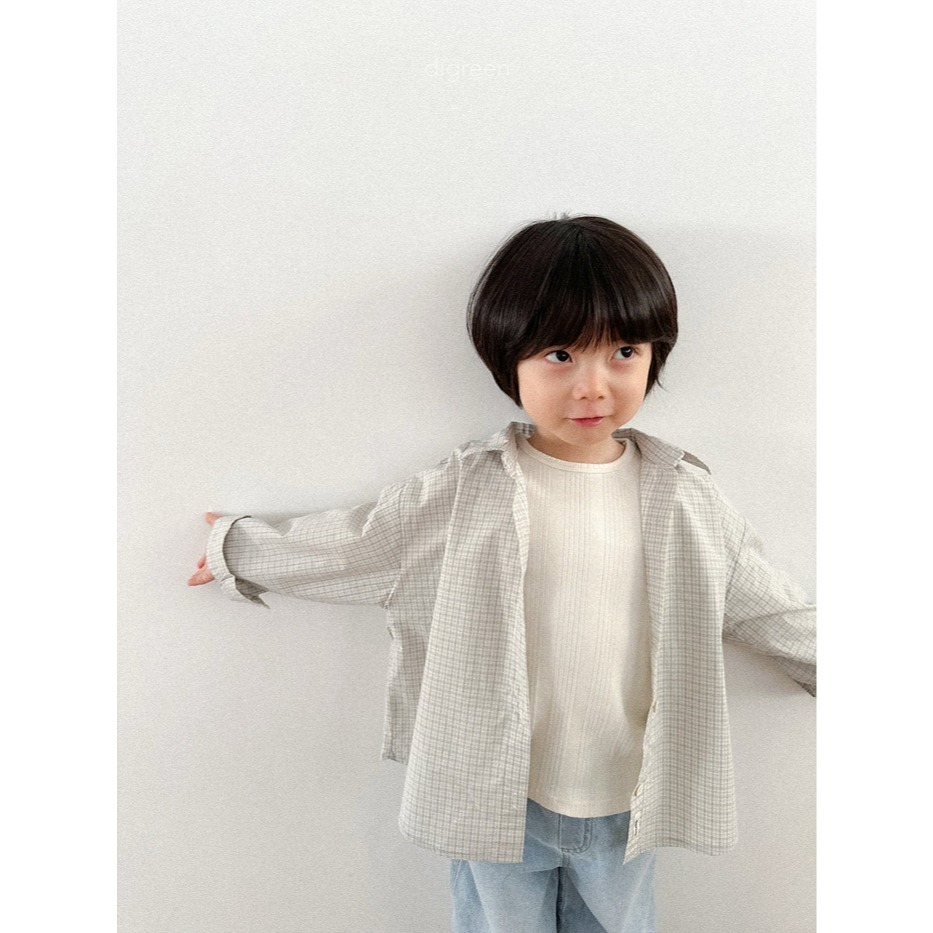 26春 正韓 DIGREEN｜Everyday Playground｜今年春天要有的格紋襯衫 自留款 大推紅-細節圖5