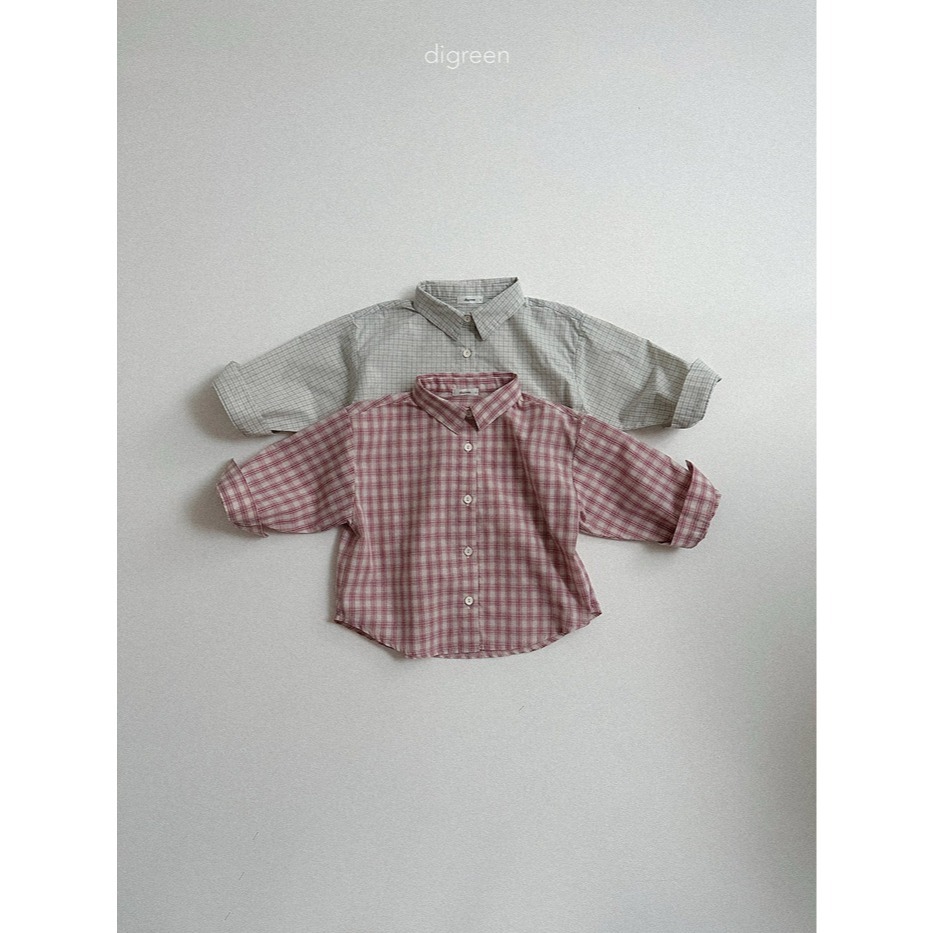 26春 正韓 DIGREEN｜Everyday Playground｜今年春天要有的格紋襯衫 自留款 大推紅-細節圖8