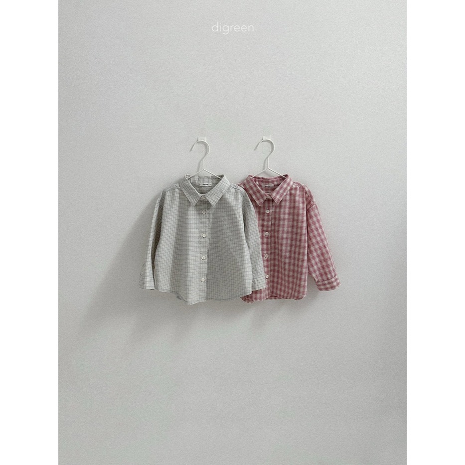 26春 正韓 DIGREEN｜Everyday Playground｜今年春天要有的格紋襯衫 自留款 大推紅-細節圖9