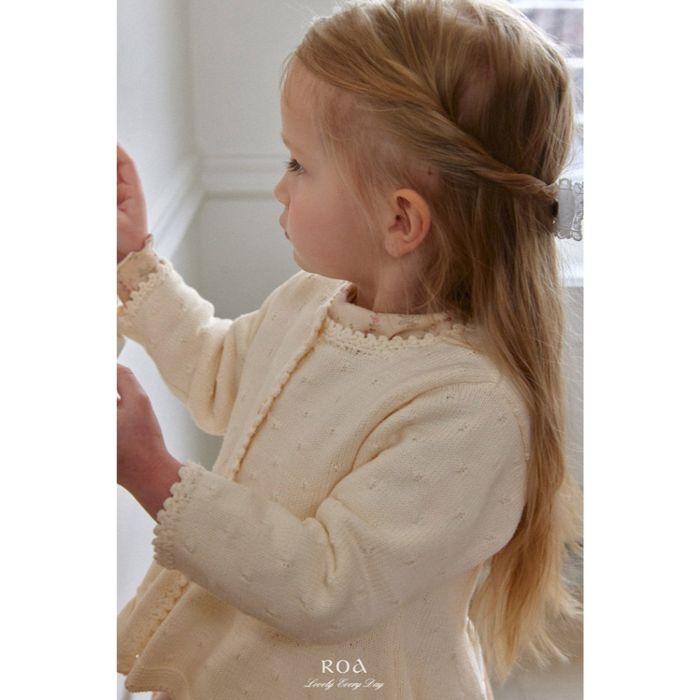 26春 正韓 ROA｜Lovely Every Day｜春日針織棉 外套-細節圖5