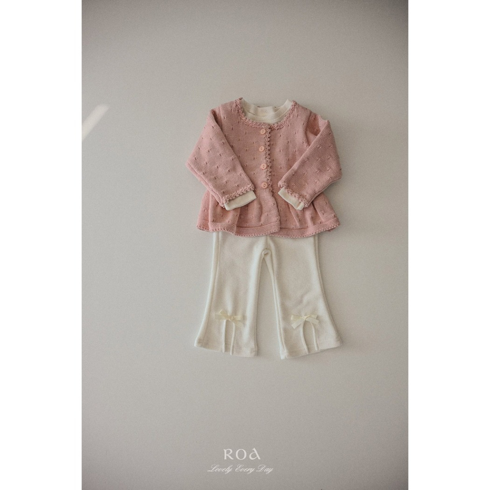 26春 正韓 ROA｜Lovely Every Day｜春日針織棉 外套-細節圖7