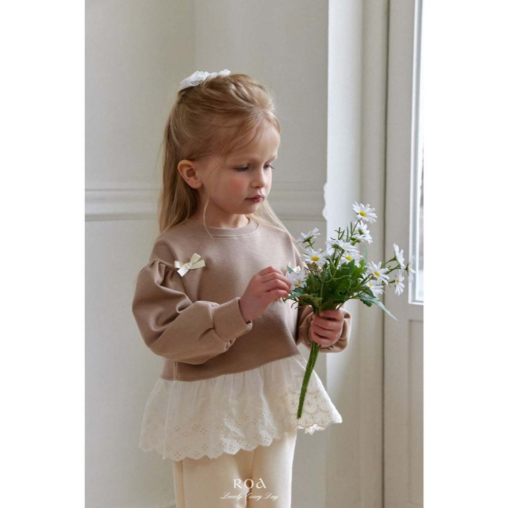 26春 正韓 ROA｜Lovely Every Day｜春日氛圍感 蝴蝶結上衣-細節圖3