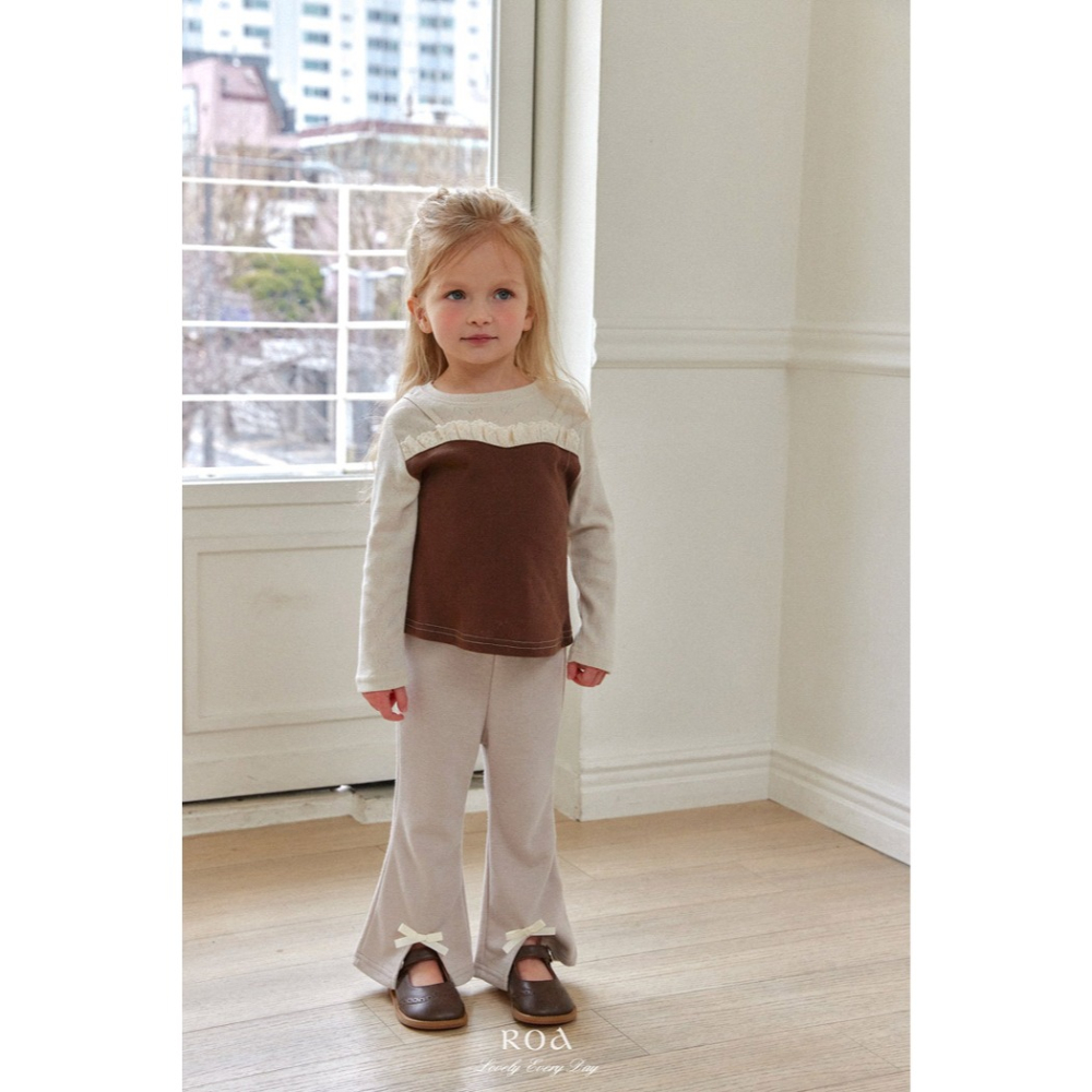 26春 正韓 ROA｜Lovely Every Day｜春日感 蝴蝶結壓紋上衣-細節圖4