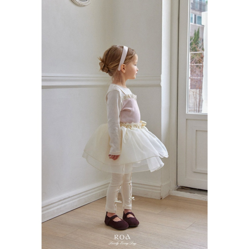 26春 正韓 ROA｜Lovely Every Day｜春日感 蝴蝶結壓紋上衣-細節圖6