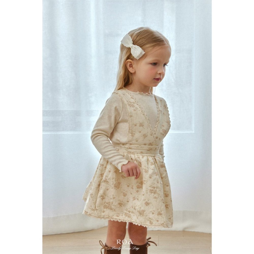 26春 正韓 ROA｜Lovely Every Day｜春日氛圍感 吊帶裙-細節圖2