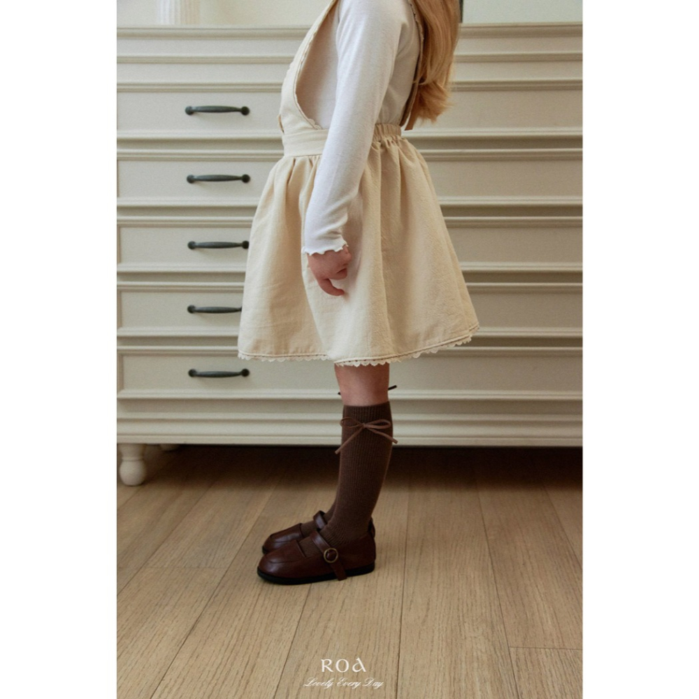 26春 正韓 ROA｜Lovely Every Day｜春日氛圍感 吊帶裙-細節圖7