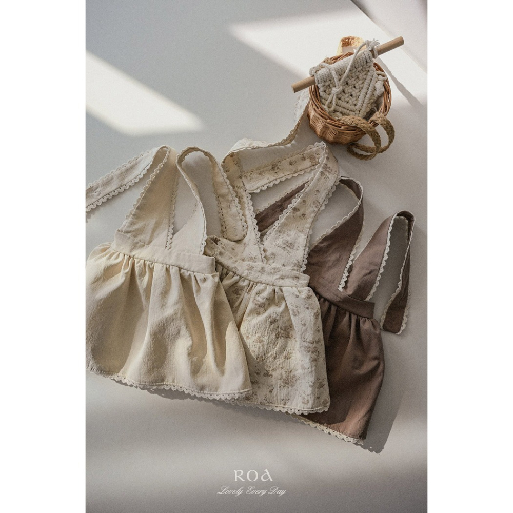 26春 正韓 ROA｜Lovely Every Day｜春日氛圍感 吊帶裙-細節圖8