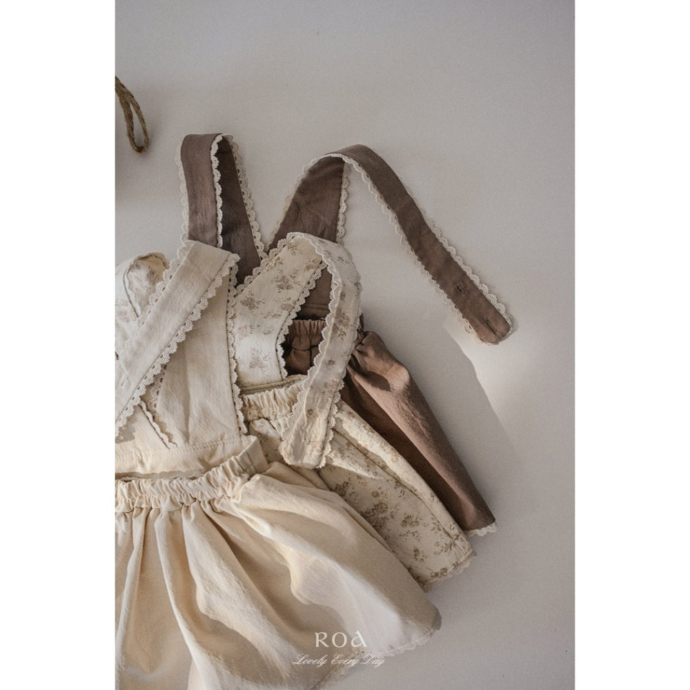 26春 正韓 ROA｜Lovely Every Day｜春日氛圍感 吊帶裙-細節圖9