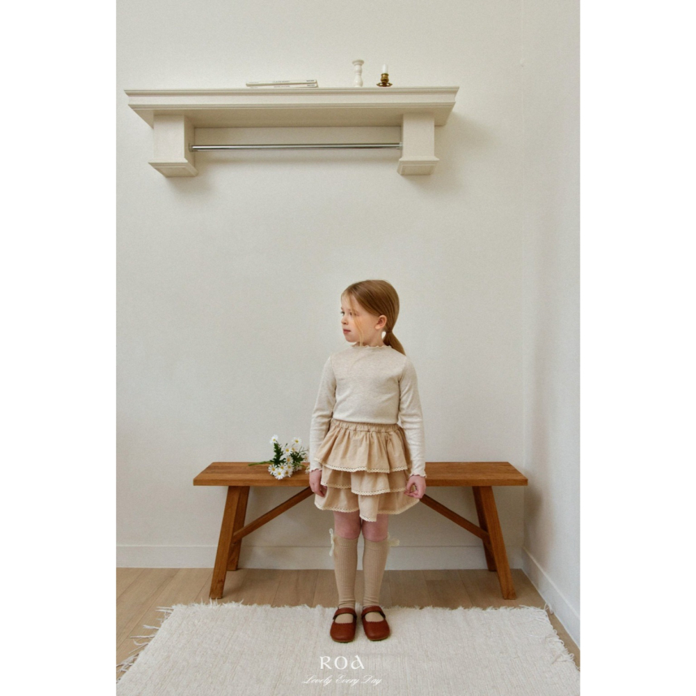 26春 正韓 ROA｜Lovely Every Day｜春日感 多層次褲裙-細節圖2