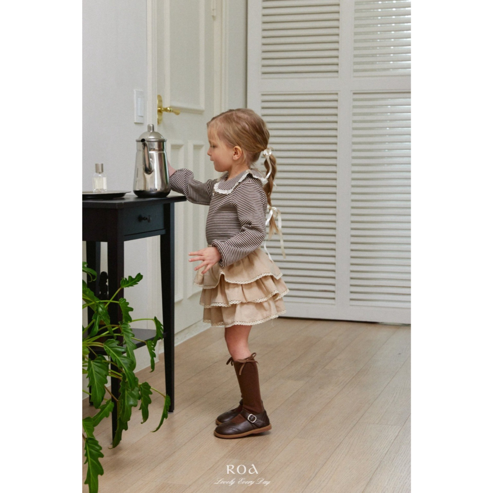 26春 正韓 ROA｜Lovely Every Day｜春日感 多層次褲裙-細節圖3