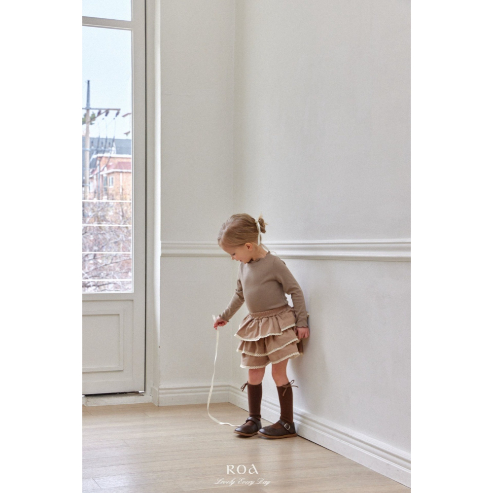 26春 正韓 ROA｜Lovely Every Day｜春日感 多層次褲裙-細節圖6