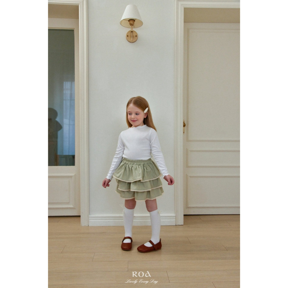 26春 正韓 ROA｜Lovely Every Day｜春日感 多層次褲裙-細節圖7