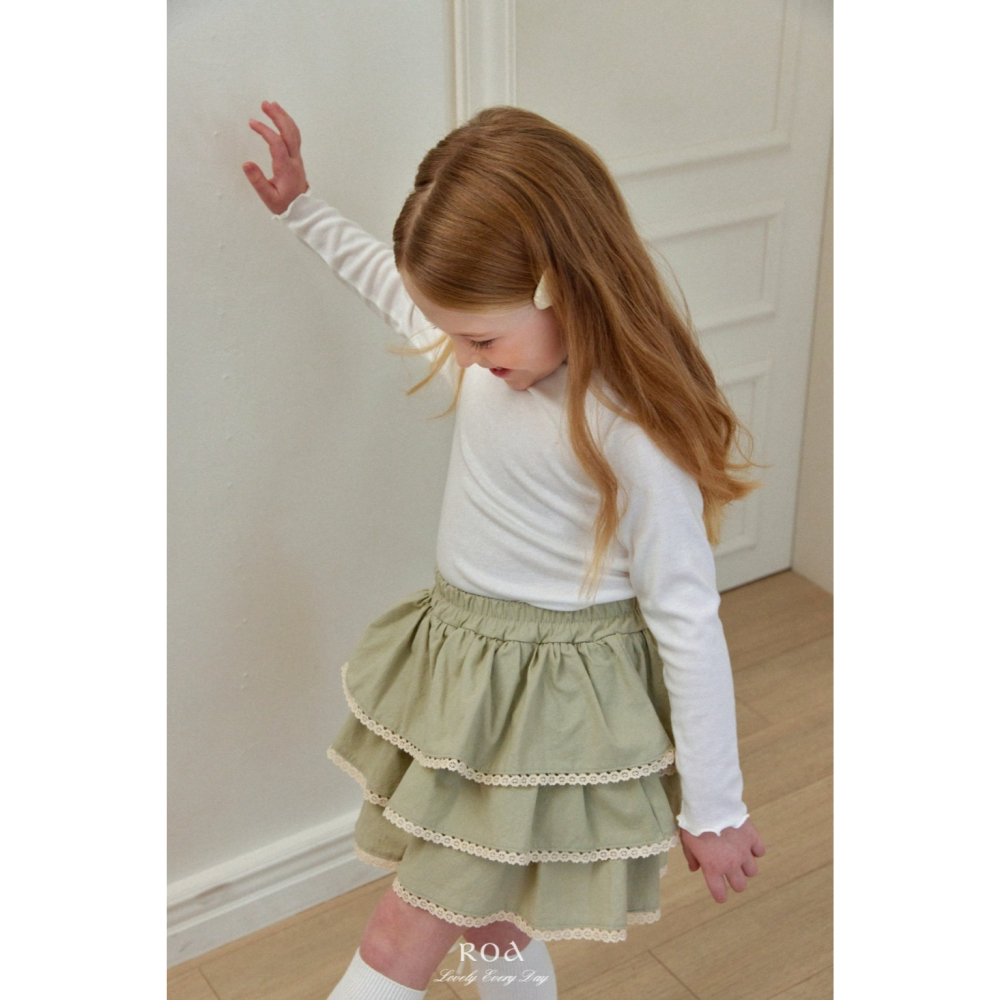 26春 正韓 ROA｜Lovely Every Day｜春日感 多層次褲裙-細節圖8