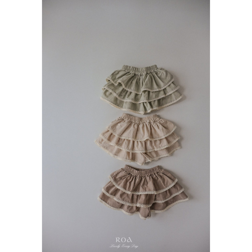 26春 正韓 ROA｜Lovely Every Day｜春日感 多層次褲裙-細節圖9