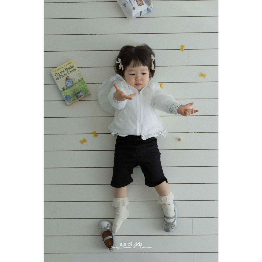 26春 正韓 ALADIN｜Gentle Days 布蕾花邊 中筒襪-細節圖3