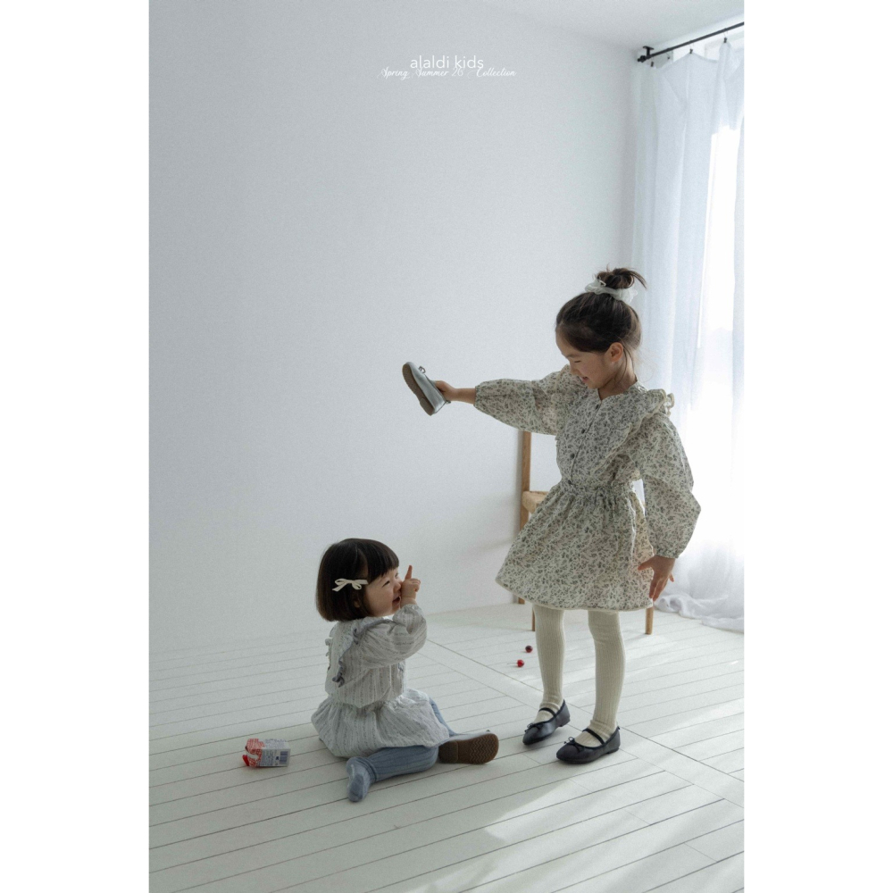 26春 正韓 ALADIN｜Gentle Days 春日小碎花 上衣/裙（可分開購買）-細節圖2