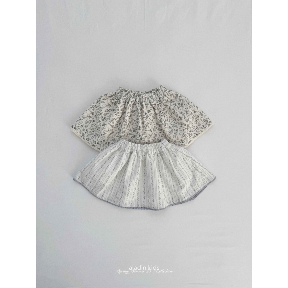 26春 正韓 ALADIN｜Gentle Days 春日小碎花 上衣/裙（可分開購買）-細節圖9