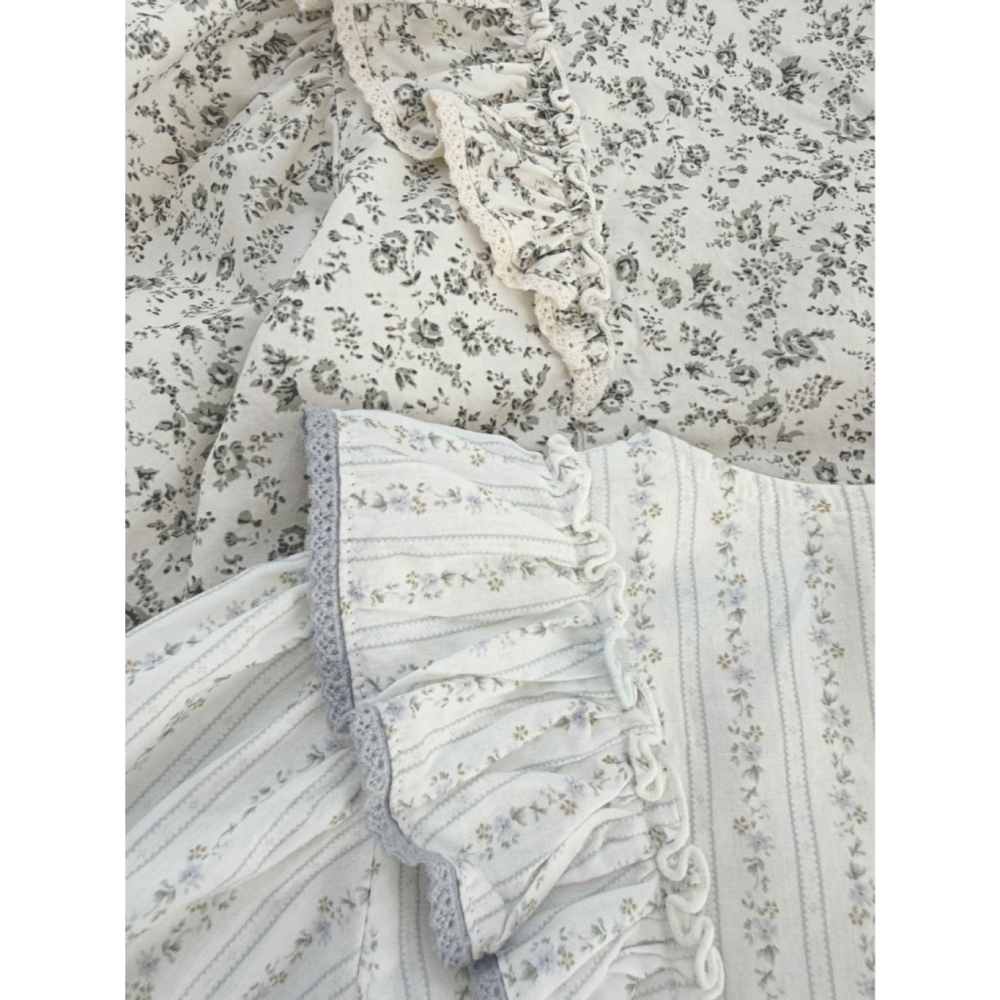 26春 正韓 ALADIN｜Gentle Days 春日小碎花 上衣/裙（可分開購買）-細節圖10