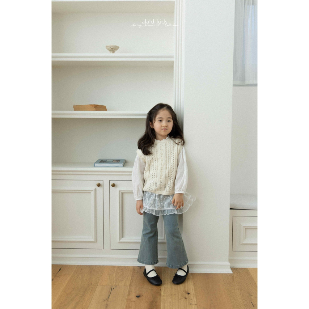 26春 正韓 ALADIN｜Gentle Days 靴型牛仔褲-細節圖4