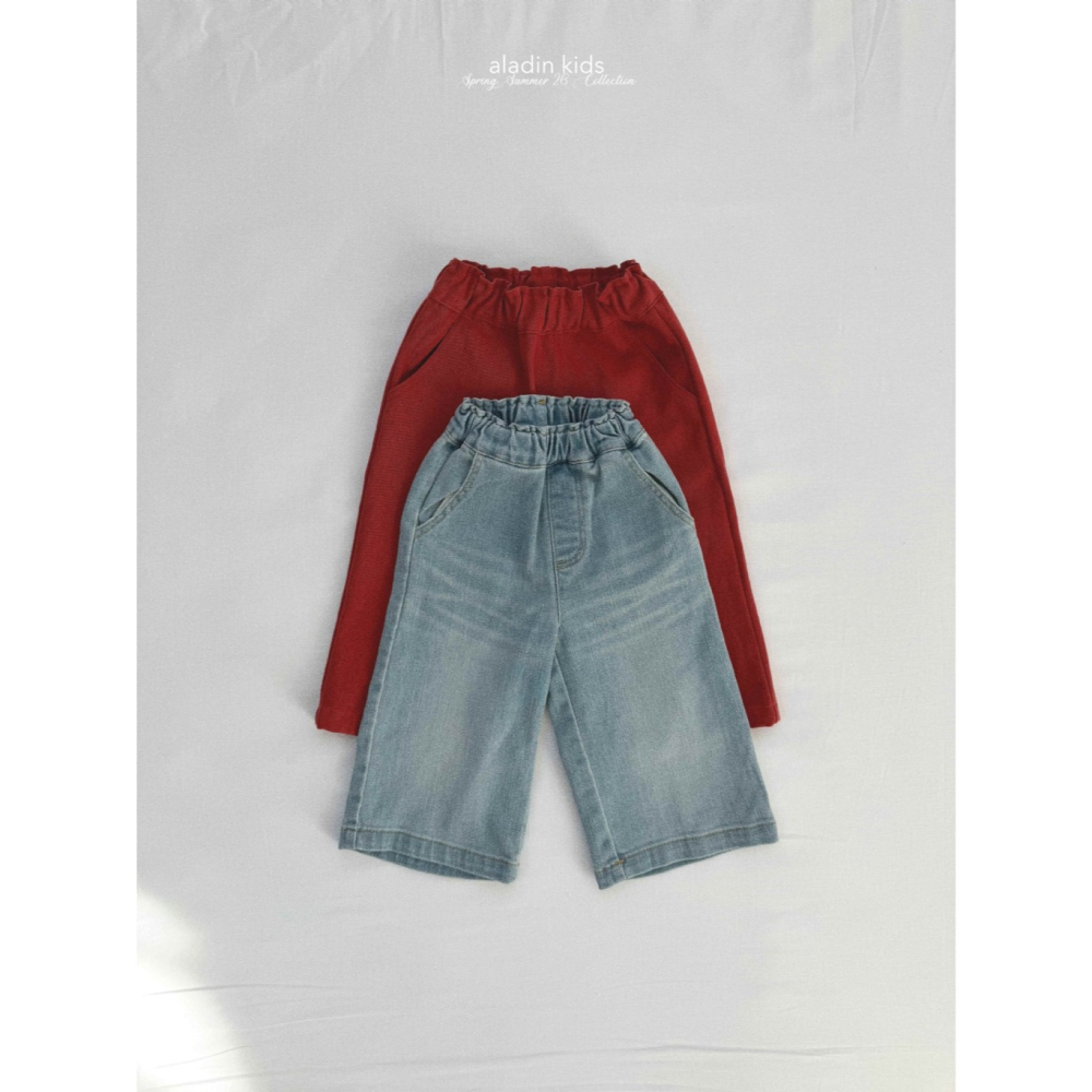 26春 正韓 ALADIN｜Gentle Days 經典款 直筒牛仔褲-細節圖6