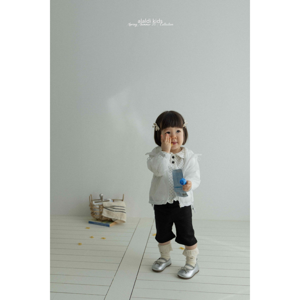 26春 正韓 ALADIN｜Gentle Days 點點棉質上衣-細節圖2