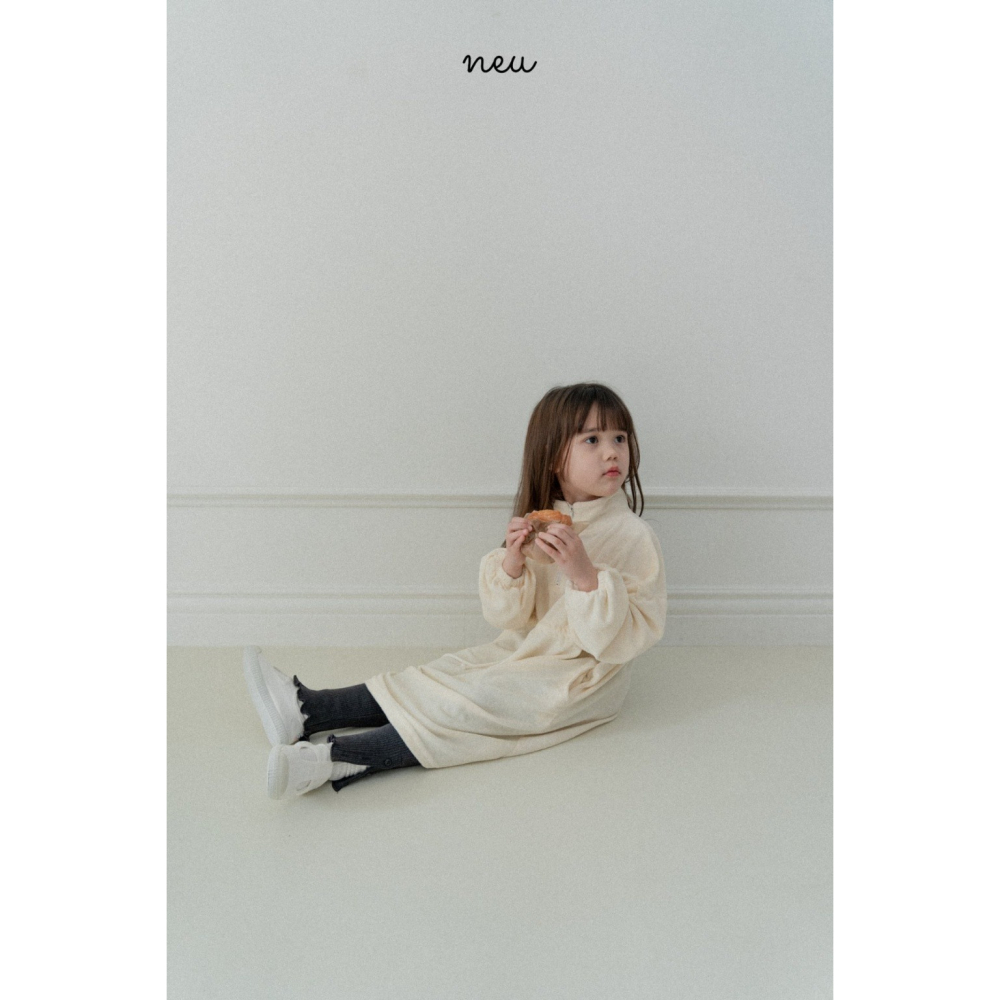 26春 正韓 neu｜Little Vintage 可開釦 坑條內搭褲  白/灰/黑-細節圖5