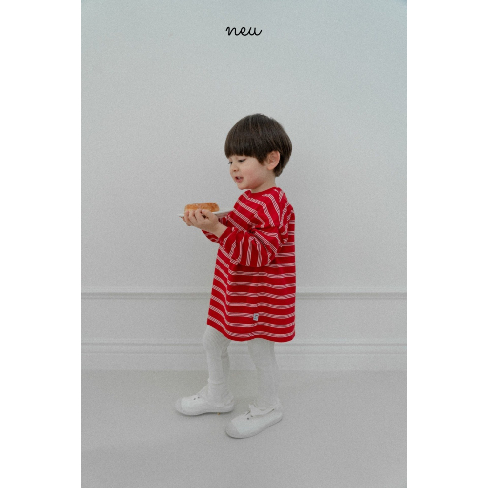 26春 正韓 neu｜Little Vintage 可開釦 坑條內搭褲  白/灰/黑-細節圖7