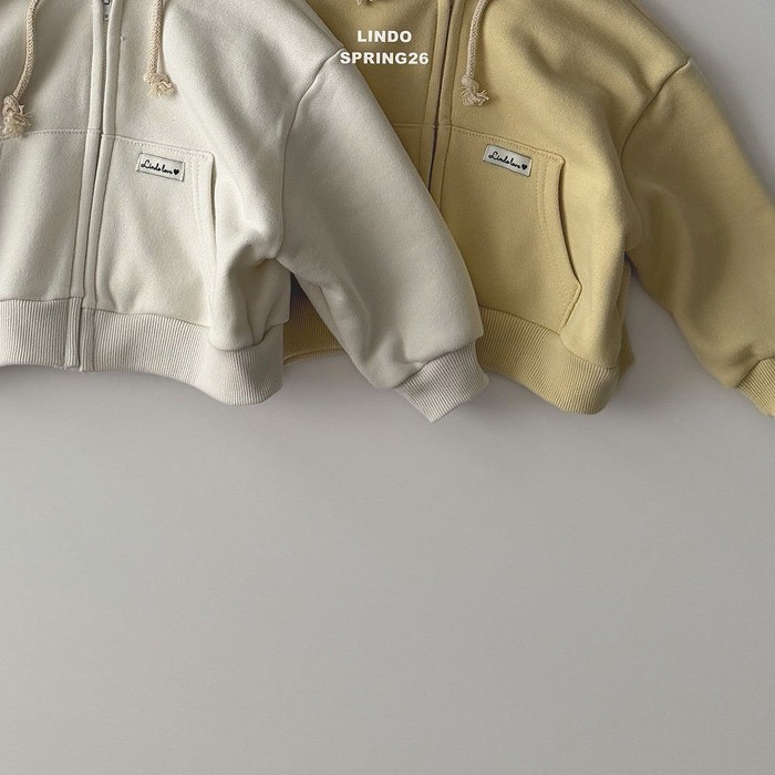 26春 正韓 LINDO｜Soft Bloom 蕾絲邊連帽外套-細節圖7